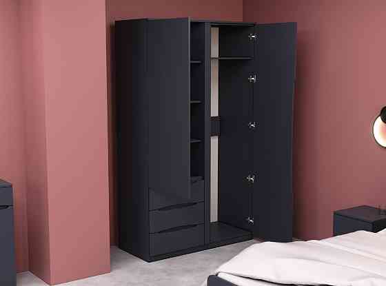 Шкаф Дельта 1, Антрацит, 1200х550х2100 Львов