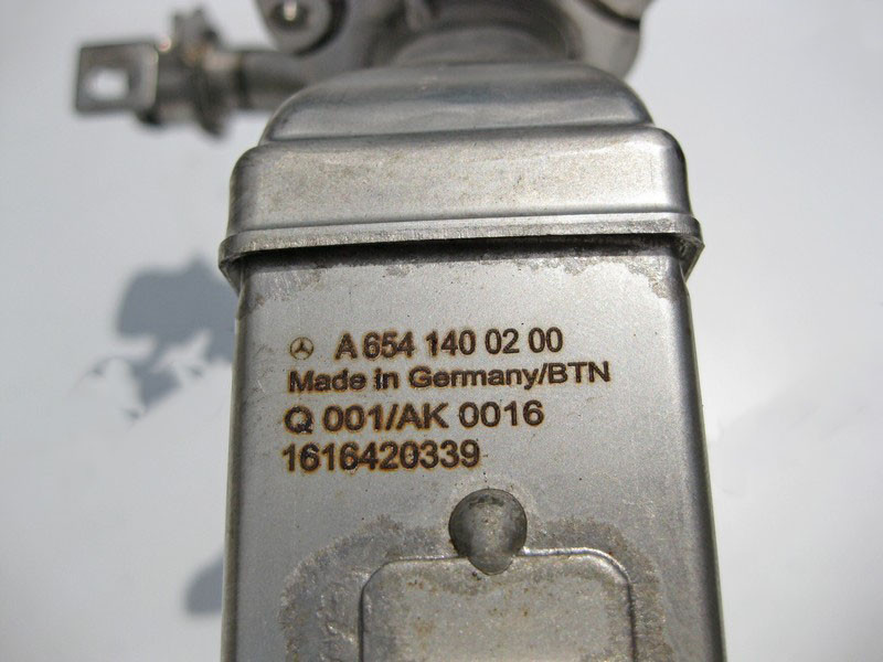 Mercedes-Benz  A6541400200 Охолоджувач відпрацьованих газів для двигунів OM654 2.0 Diesel OM656 3.0 Одеса - фото 3