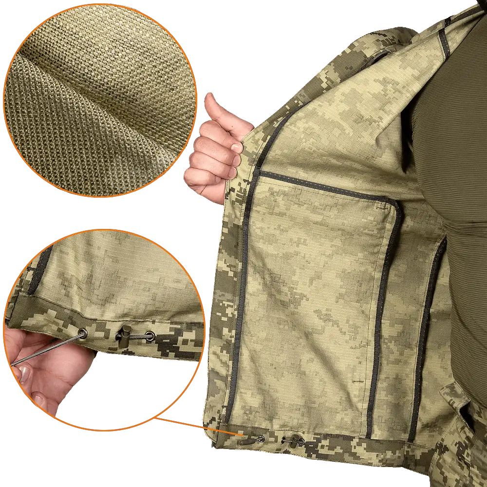 Тактический мужской костюм Stalker 3.0 Twill (куртка и брюки) Пиксель S Винница - изображение 6