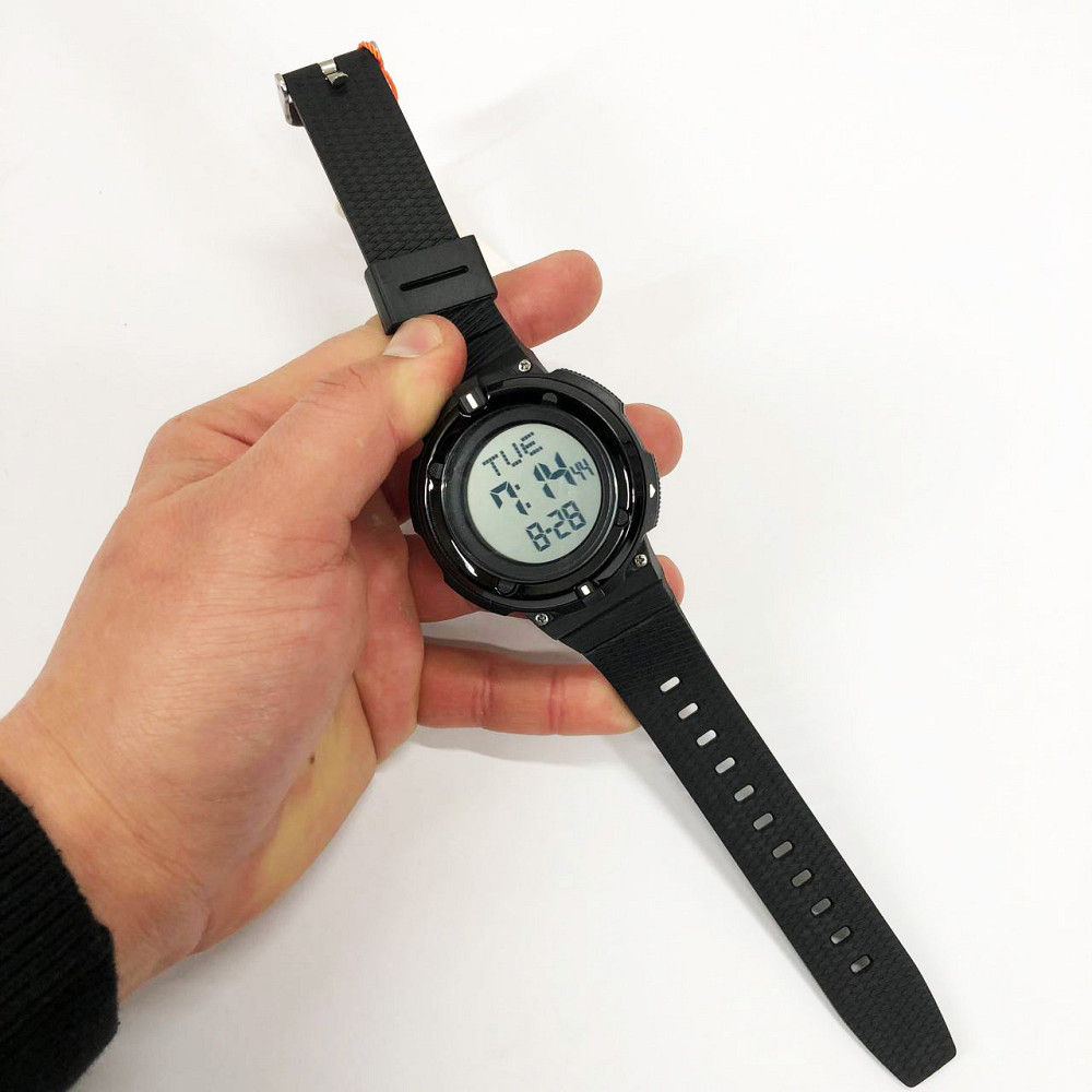 Модные наручные электронные часы SKMEI 2010BKWT BLACK-WHITE, Простые электронные часы наручные мужские QN-96 Львов - изображение 6