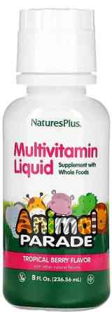 Вітаміни для дітей Nature's Plus Animal Parade Children's Multi-Vitamin 236.56 мл ягоды Київ