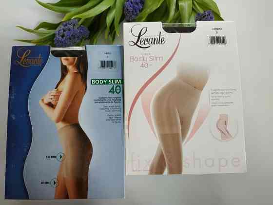 Коригувальні колготи  з шортами levante body slim 40 колір фумо-сіро-коричневий Славута