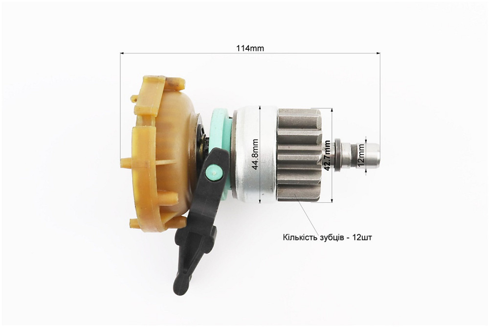 Бендикс редукторного електростартера Z-12, Lзуба-19mm R190N/195NM Київ - фото 3