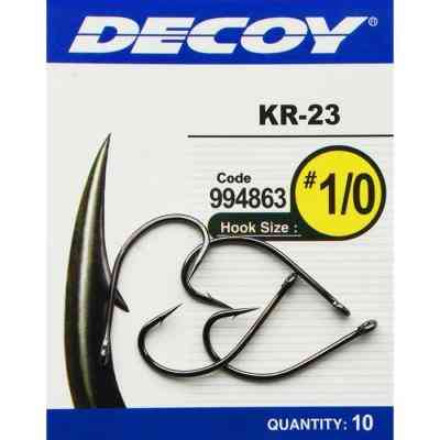 Крючок Decoy KR-23 Black Nickeled 03 (12 шт/уп) (1562.03.22) Винница