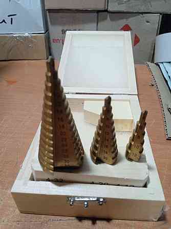 Набор ступенчатых  сверел 3 сверла (4-12,4-20,4-32) Харьков