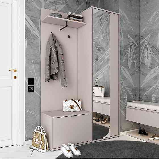 Прихожая Doros Дора Кашемир 1 ДСП/1 Зеркало 113.5х40х192 DRS-011780 (44900364) Львов