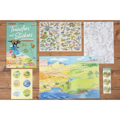 Набор для творчества Scribble down Набор переводных наклеек с онлайн приложением Динозавры (SD/22) Винница - изображение 2