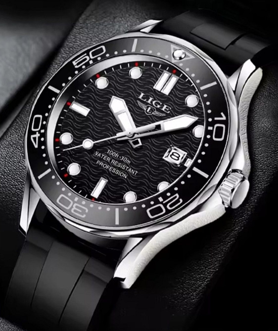 Чоловічий наручний годинник LIGE Київ - фото 6