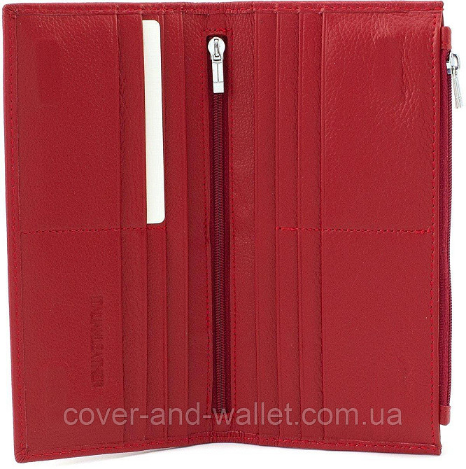 Червоний жіночий гаманець купюрник на магнітах ST 006 red Київ - фото 4