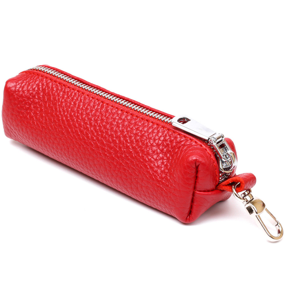 Шкіряна жіноча ключниця Червоний (SHVIGEL) Київ - фото 6