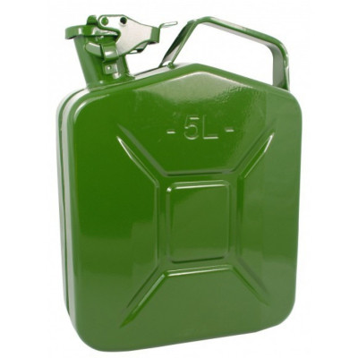 Канистра автомобильная СТАЛЬ металлическая 5 литров (металева 5 літрів) Винница - изображение 1