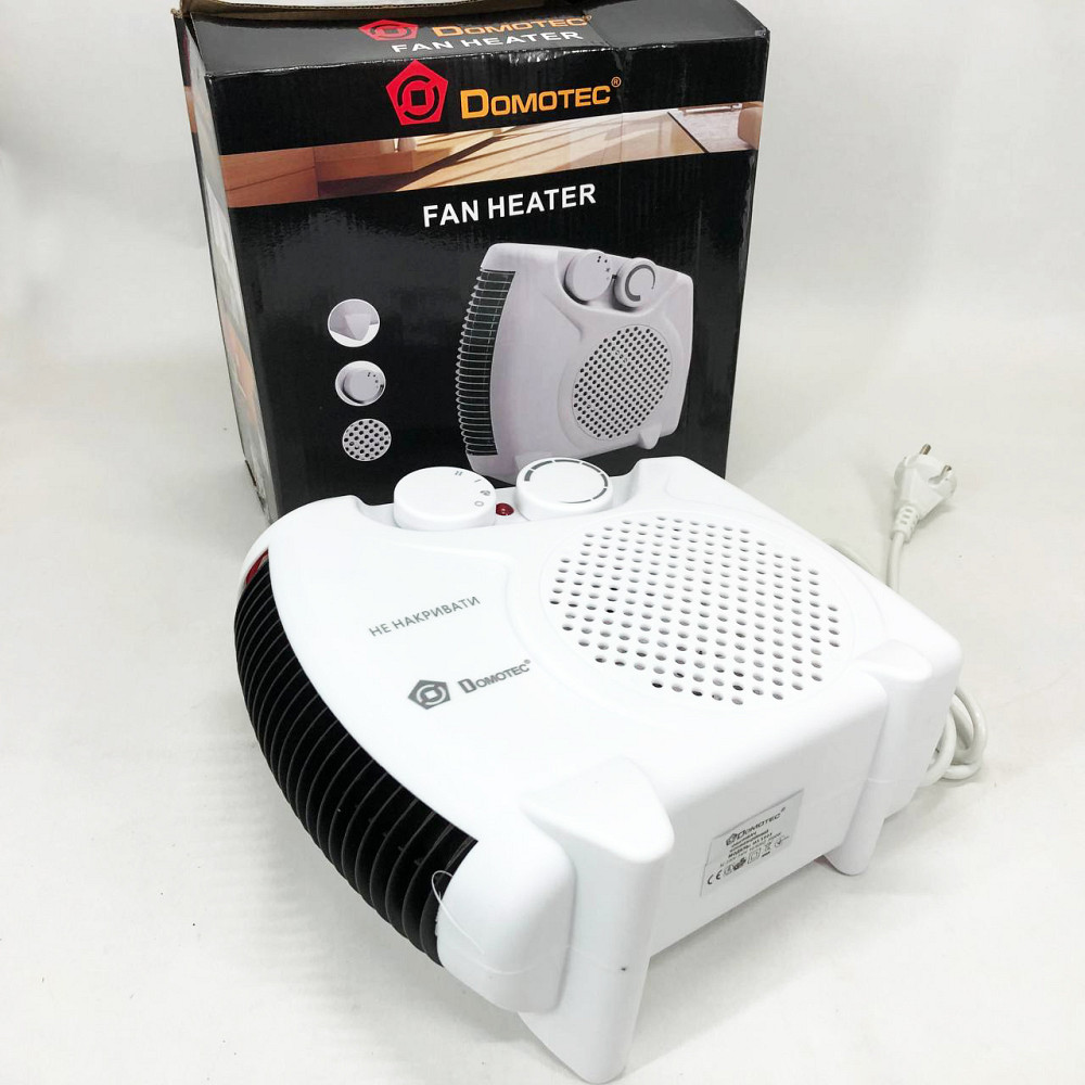 Ефективний тепловентилятор Domotec, Обігрівач-вентилятор із захистом від перегріву DI-27 Львів - фото 8