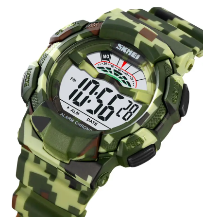 Чоловічий спортивний годинник Skmei 2153 (Камуфляж) Київ