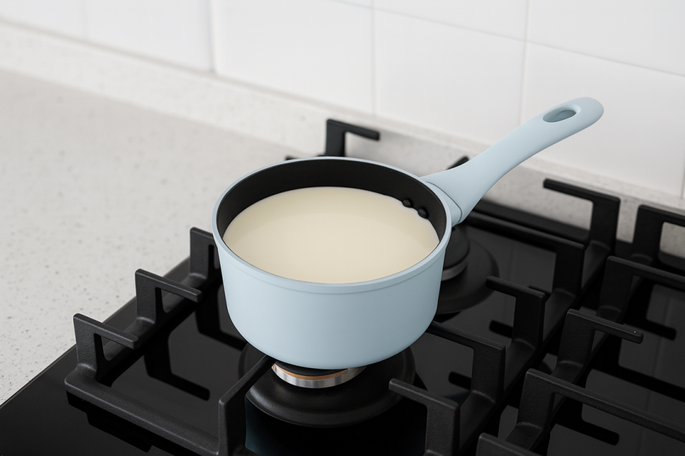 Сотейник з кришкою литий мармур "Megastone" індукційне дно 1.3л Київ - фото 3