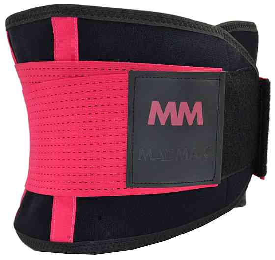 Пояс компресійний MadMax MFA-277 Slimming belt Black/rubine red S Луцк