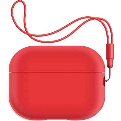 Чохол для навушників Armorstandart Silicone Case with straps для Apple Airpods Pro 2 Red (ARM68614) Вінниця