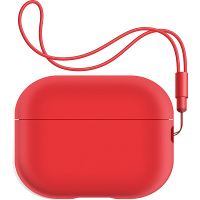 Чехол для наушников Armorstandart Silicone Case with straps для Apple Airpods Pro 2 Red (ARM68614) Винница - изображение 1