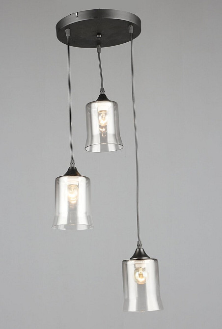 VALESO Люстра підвісна на 3 плафони VALESO N6744/3H E27 Чорний N6744/3H Коломия - фото 1