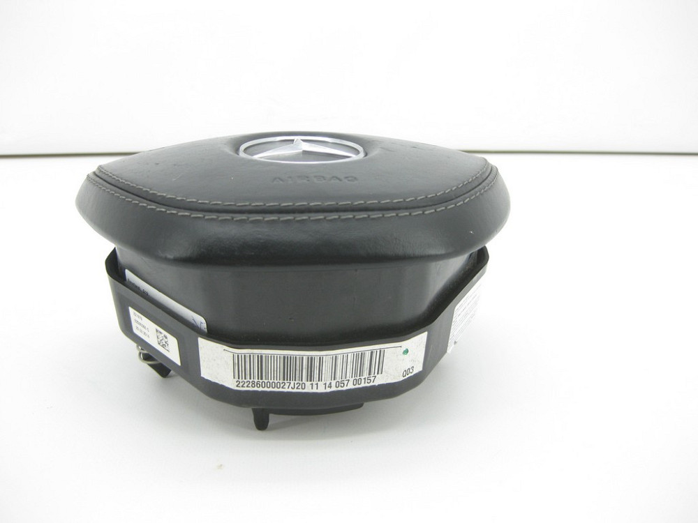 Mercedes-Benz  A2228600002 7J20 Подушка в кермо темно-сіра в шкірі S-Class W222 Одеса - фото 4