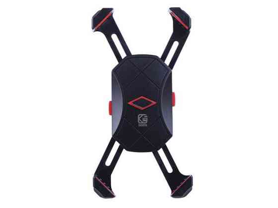 Держатель телефона M13A черный с красным, крепление на руль, Kewiq Мукачево