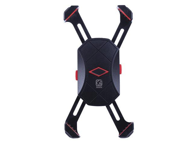 Держатель телефона M13A черный с красным, крепление на руль, Kewiq Мукачево - изображение 3