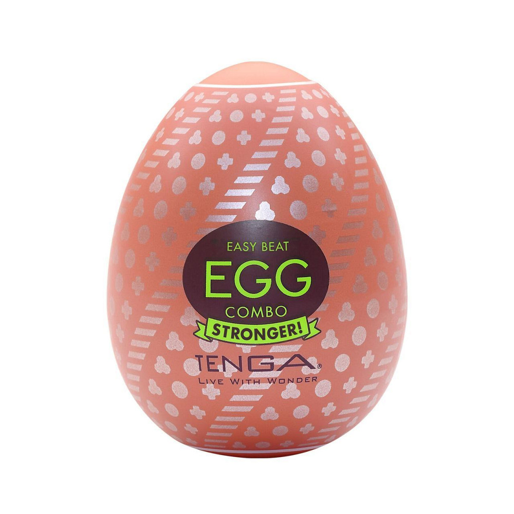 Мастурбатор-яйцо Tenga Egg Combo, плотный TPE, пробник лубриканта 5 мл Sex Aura Киев - изображение 1