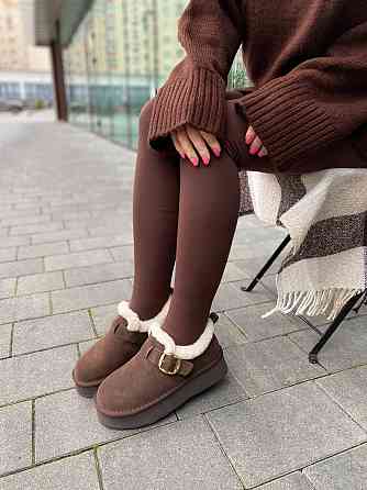 Угги жіночі ALLSY 202033 коричневі (зима, замша натуральна) (6012) Коломия