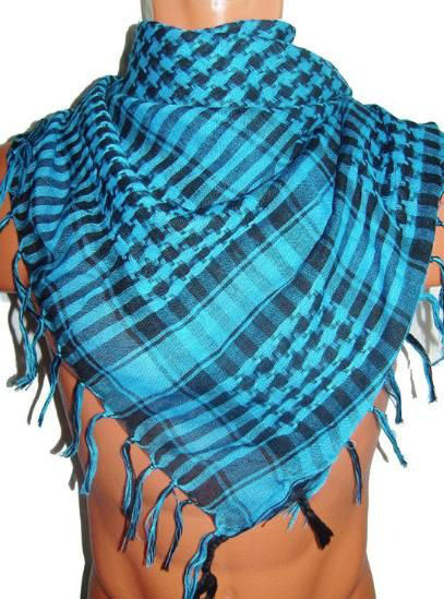 Платок арафатка черно-голубая Киев - изображение 1