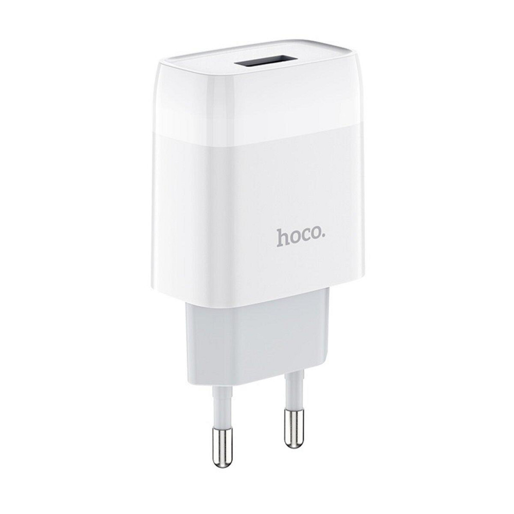 Сетевое зарядное устройство HOCO C72A Glorious single port charger, цвет белый 6931474712899 Одесса - изображение 1