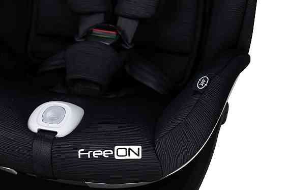 Автокрісло дитяче FreeON Opal i-size (40-150 см) з кріпленням Isofix Чорний Київ