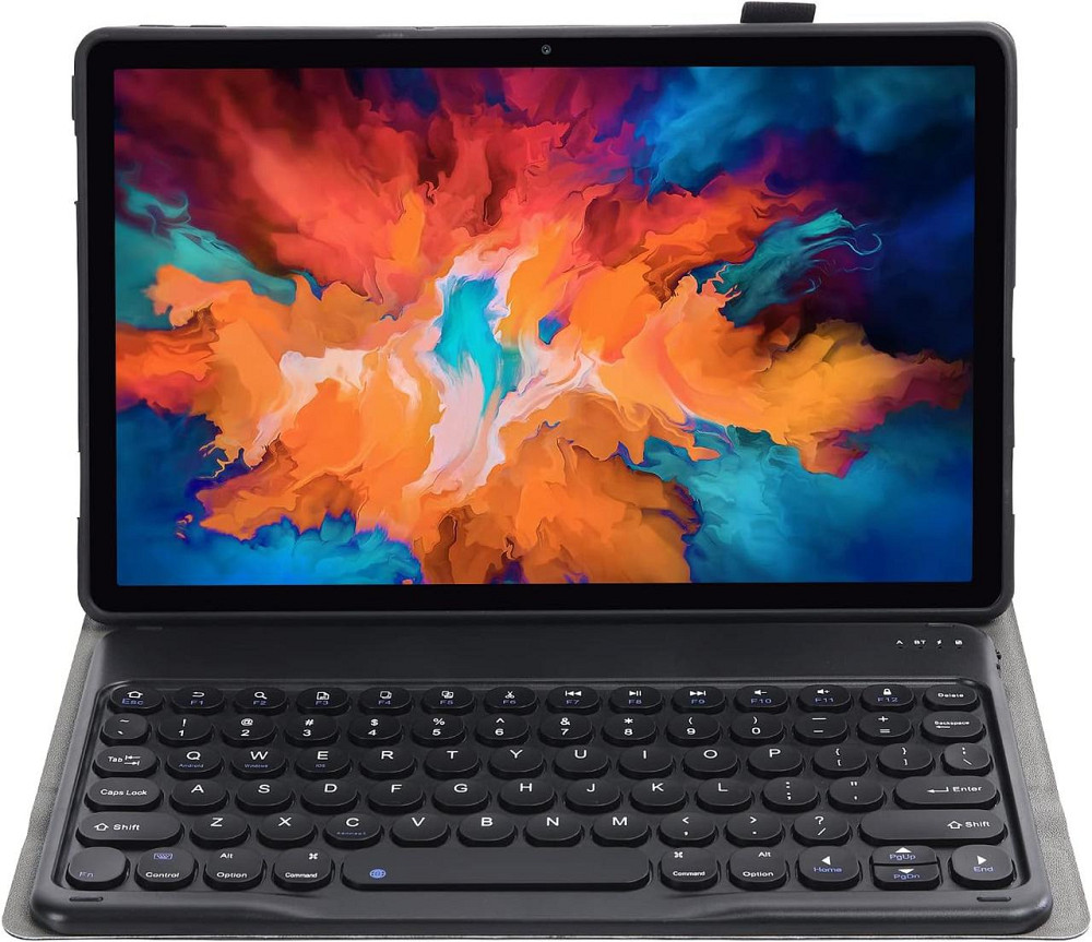 Противоударный чехол-книжка с клавиатурой и подсветкой для планшета Samsung Galaxy Tab A 10.1