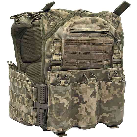 Плитоноска Gen3.PRO з панеллю під магазини Піксель ММ-14 Cordura 1000 D Київ