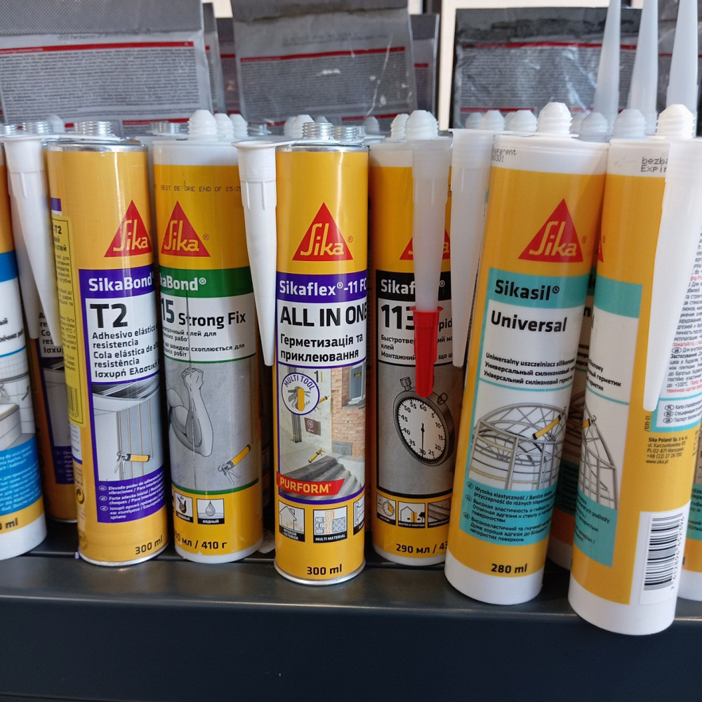 Клей-герметик поліуретановий Sika Sikaflex-11 FC 300 мл сірий Киев - изображение 6