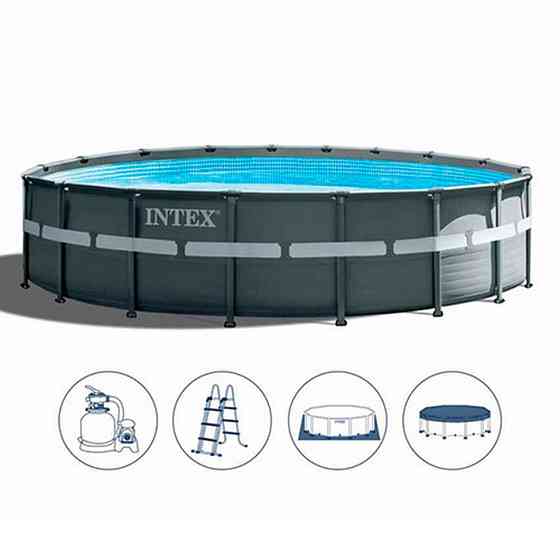 Бассейн каркасный Intex 26330 (549-132см), 26423 л Винница