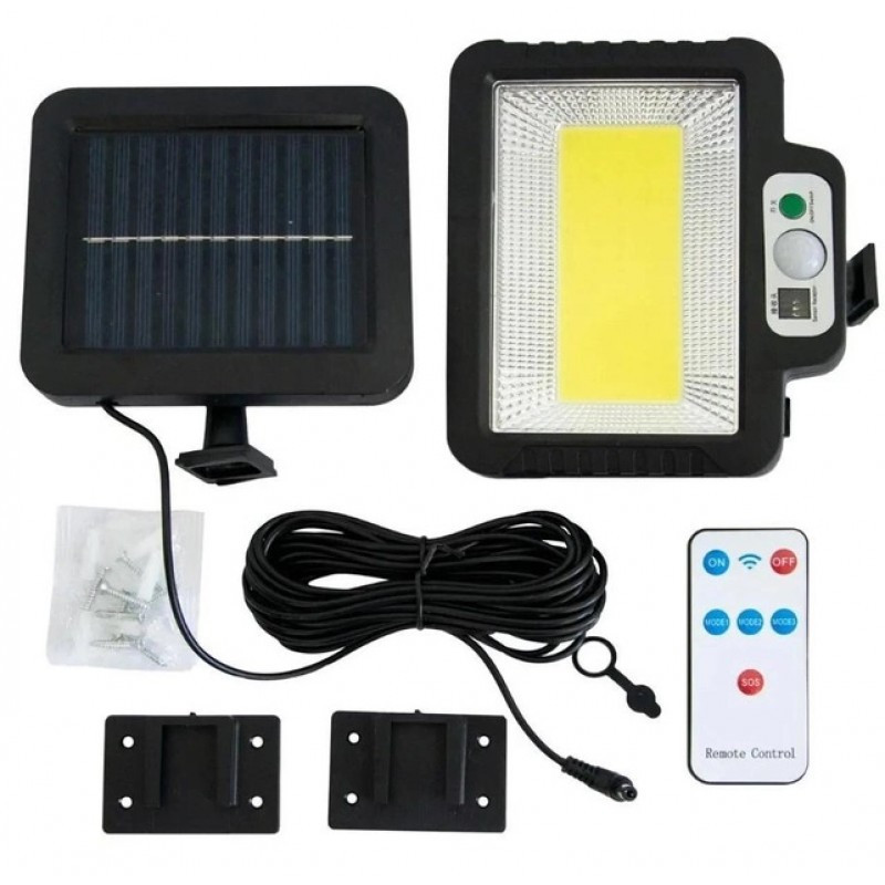 Акумуляторний прожектор з  сонячнною панеллю Т 09 Одеса - фото 1