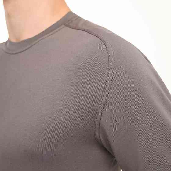 Темно-серый мужской лонгслив Pobedov Dune. Темная серая мужская кофта весна/осень Киев