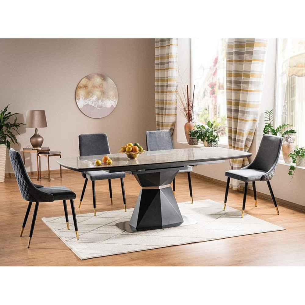 Стілець PIANO B VELVET чорний каркас/чорний BL.19 Київ - фото 7