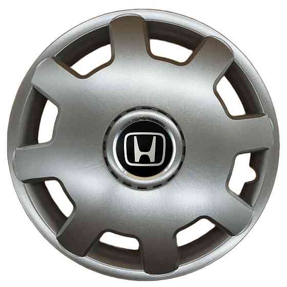 Автомобільні модельні ковпаки R13 Honda 105 4шт, SJS, сріблясті Київ