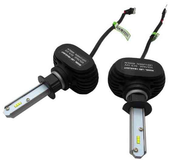 S1 Лампа світлодіодна цоколь H1 (к-кт 2 шт) 12/24V, 50W, 4000Lm авиац. алюмін. профілю. Мукачево