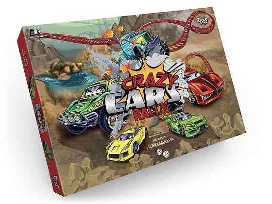 Настільна розважальна гра "Crazy Cars Rally" (20), шт Київ