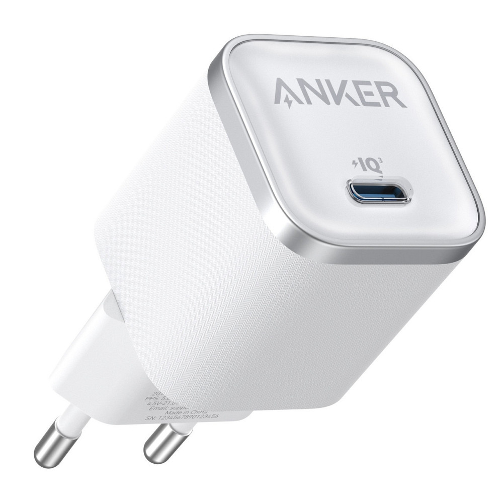 Мережевий зарядний пристрій Anker Nano Charger 45 W USB-C White (A2692L21) ( 13064 ) Харьков - изображение 1