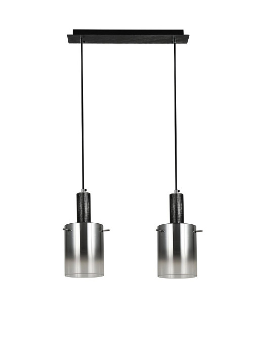 VALESO Підвісний світильник G 07459/2L матовий чорний сріблястий хром Киев - изображение 2