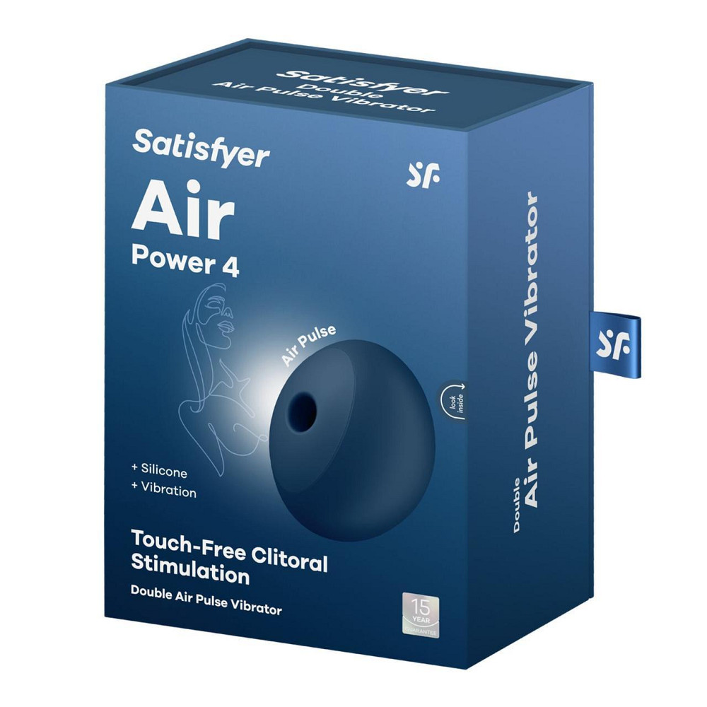 Вакуумний стимулятор з вібрацією Satisfyer Air Power 4, потужний та тихий Sex Aura Київ - фото 6