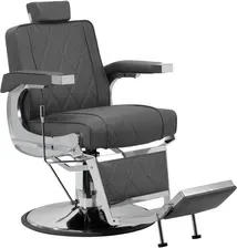 Барберське Крісло Hair System fotel barberski BM88066 szary Киев