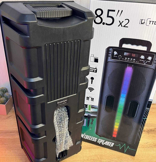 ТОП ПРОДАЖ Колонка Bluetooth Музыкальный центр с Rgb БОЛЬШАЯ. Киев - изображение 4