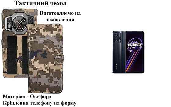 Тактический чехол для Oppo A9 2020, крепится к снаряжению на липучке Киев