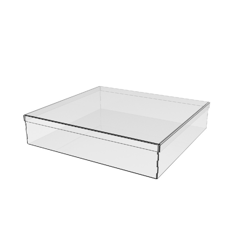 Коробка акриловая EKOSTAR 304х284х65 с крышкой Киев - изображение 1