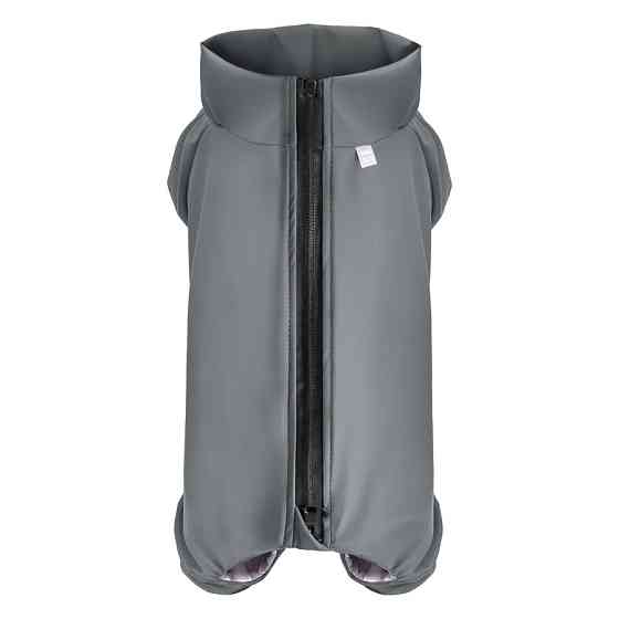 Дощовик для собак WAUDOG Clothes, водонепроникний, M47, В 69-72 см, С 47-50 см, сірий Київ