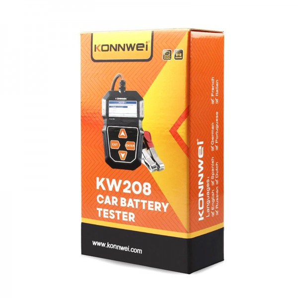 Тестер автомобильных аккумуляторов Konnwei KW208 Винница - изображение 10