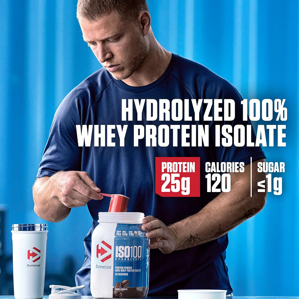 Ізолят сироваткового протеїну Dymatize nutrition ISO 100 2270 г, Cookies & Cream Луцьк - фото 3